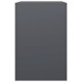 Leñero de acero gris antracita 60x40x60 cm by , Firewood bags and holders - Ref: Foro24-851005, Price: 85,06 €, Discount: %