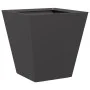 Jardineras 2 unidades acero negro 30x30x30 cm by , Pots and planters - Ref: Foro24-851039, Price: 40,96 €, Discount: %