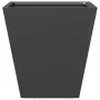 Jardineras 2 unidades acero negro 30x30x30 cm by , Pots and planters - Ref: Foro24-851039, Price: 40,96 €, Discount: %