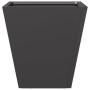 Pflanzkübel 2 Stück Schwarz Stahl 30x30x30 cm von , Töpfe und Pflanzgefäße - Ref: Foro24-851039, Preis: 41,58 €, Rabatt: %