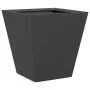 Jardineras 2 unidades acero negro 30x30x30 cm by , Pots and planters - Ref: Foro24-851039, Price: 40,96 €, Discount: %