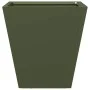 Jardineras 2 unidades acero verde oliva 30x30x30 cm de , Maceteros y jardineras - Ref: Foro24-851045, Precio: 42,42 €, Descue...