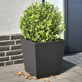 Pflanzkübel 2 Stück aus schwarzem Stahl 40x40x40 cm von , Töpfe und Pflanzgefäße - Ref: Foro24-851053, Preis: 63,89 €, Rabatt: %
