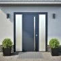 Pflanzkübel 2 Stück aus schwarzem Stahl 40x40x40 cm von , Töpfe und Pflanzgefäße - Ref: Foro24-851053, Preis: 63,89 €, Rabatt: %