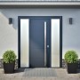 Pflanzkübel 2 Stück aus schwarzem Stahl 40x40x40 cm von , Töpfe und Pflanzgefäße - Ref: Foro24-851053, Preis: 58,73 €, Rabatt: %
