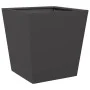 Jardineras 2 unidades acero negro 40x40x40 cm by , Pots and planters - Ref: Foro24-851053, Price: 63,89 €, Discount: %