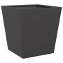 Pflanzkübel 2 Stück aus schwarzem Stahl 40x40x40 cm von , Töpfe und Pflanzgefäße - Ref: Foro24-851053, Preis: 58,73 €, Rabatt: %