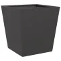 Pflanzkübel 2 Stück aus schwarzem Stahl 40x40x40 cm von , Töpfe und Pflanzgefäße - Ref: Foro24-851053, Preis: 63,89 €, Rabatt: %