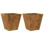 Jardineras 2 unidades acero oxidado 30x30x30 cm by , Pots and planters - Ref: Foro24-851051, Price: 41,31 €, Discount: %