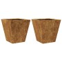 Pflanzkübel 2 Stück aus rostigem Stahl 30x30x30 cm von , Töpfe und Pflanzgefäße - Ref: Foro24-851051, Preis: 41,06 €, Rabatt: %