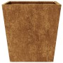 Jardinera de acero oxidado 40x40x40 cm by , Pots and planters - Ref: Foro24-851064, Price: 40,15 €, Discount: %