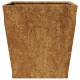 Jardinera de acero oxidado 40x40x40 cm by , Pots and planters - Ref: Foro24-851064, Price: 40,15 €, Discount: %