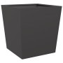 Schwarzer Stahl-Pflanzkübel 50x50x50 cm von , Töpfe und Pflanzgefäße - Ref: Foro24-851066, Preis: 59,40 €, Rabatt: %