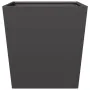 Jardinera de acero negra 50x50x50 cm de , Maceteros y jardineras - Ref: Foro24-851066, Precio: 66,22 €, Descuento: %