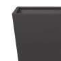 Schwarzer Stahl-Pflanzkübel 50x50x50 cm von , Töpfe und Pflanzgefäße - Ref: Foro24-851066, Preis: 59,40 €, Rabatt: %