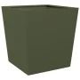 Pflanzgefäß aus olivgrünem Stahl, 50x50x50 cm. von , Töpfe und Pflanzgefäße - Ref: Foro24-851072, Preis: 51,09 €, Rabatt: %