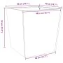 Pflanzgefäß aus olivgrünem Stahl, 50x50x50 cm. von , Töpfe und Pflanzgefäße - Ref: Foro24-851072, Preis: 51,09 €, Rabatt: %