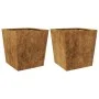 Pflanzkübel 2 Stück aus rostfreiem Stahl 50x50x50 cm von , Töpfe und Pflanzgefäße - Ref: Foro24-851079, Preis: 101,70 €, Raba...