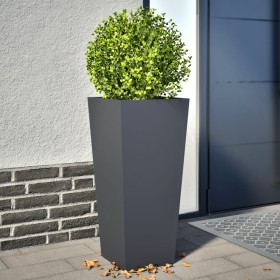 Jardineras hexagonales 2 uds acero antracita 35x35x75 cm by , Pots and planters - Ref: Foro24-851085, Price: 103,25 €, Discou...