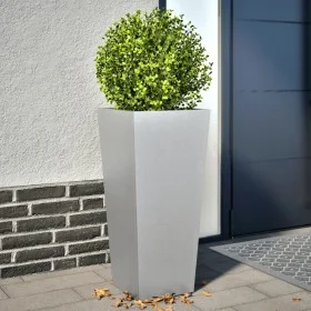 Jardineras 2 uds acero inoxidable 35x35x75 cm by , Pots and planters - Ref: Foro24-851091, Price: 95,70 €, Discount: %