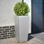 Jardineras 2 uds acero inoxidable 35x35x75 cm by , Pots and planters - Ref: Foro24-851091, Price: 82,43 €, Discount: %