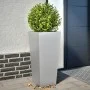 Jardineras 2 uds acero inoxidable 35x35x75 cm by , Pots and planters - Ref: Foro24-851091, Price: 95,70 €, Discount: %