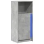 Sideboard mit LED-Beleuchtung, Holzoptik in Grau-Beton, 42,5x34x100 cm. von , Sideboards - Ref: Foro24-852155, Preis: 58,33 €...