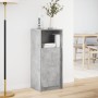 Sideboard mit LED-Beleuchtung, Holzoptik in Grau-Beton, 42,5x34x100 cm. von , Sideboards - Ref: Foro24-852155, Preis: 59,05 €...