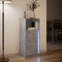 Sideboard mit LED-Beleuchtung, Holzoptik in Grau-Beton, 42,5x34x100 cm. von , Sideboards - Ref: Foro24-852155, Preis: 58,33 €...
