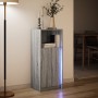 Sideboard mit LED-Beleuchtung aus grauem Sonoma-Ingenieurholz 42,5x34x100cm. von , Sideboards - Ref: Foro24-852157, Preis: 60...