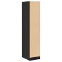 Armario botiquín madera de ingeniería negro 30x41x144,5 cm by , Lockers and storage cabinets - Ref: Foro24-855170, Price: 81,...