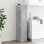 Medizinschrank aus Holz mit grauem Beton-Look, 30x41x144,5 cm. von , Schließfächer und Lagerschränke - Ref: Foro24-855172, Pr...