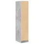 Armario botiquín madera ingeniería gris hormigón 30x41x144,5 cm by , Lockers and storage cabinets - Ref: Foro24-855172, Price...