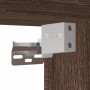 Mesita de noche de pared con luces LED roble marrón by , Nightstands - Ref: Foro24-3307973, Price: 55,02 €, Discount: %