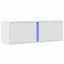Mueble de TV de pared con luces LED blanco 100x31x35 cm von , TV-Möbel - Ref: Foro24-852264, Preis: 67,35 €, Rabatt: %