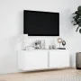 Mueble de TV de pared con luces LED blanco 100x31x35 cm von , TV-Möbel - Ref: Foro24-852264, Preis: 66,34 €, Rabatt: %