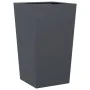 Jardinera hexagonal acero antracita 45x45x75 cm by , Pots and planters - Ref: Foro24-851098, Price: 77,79 €, Discount: %
