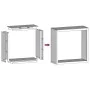 Leñero acero galvanizado 100x40x100 cm by , Firewood bags and holders - Ref: Foro24-850973, Price: 111,74 €, Discount: %