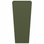 Jardineras 2 uds acero verde oliva 35x35x75 cm von , Töpfe und Pflanzgefäße - Ref: Foro24-851087, Preis: 102,57 €, Rabatt: %