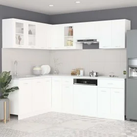 11-teiliges Küchenmöbelset aus weißem Ingenieurholz von , Küchenschränke - Ref: Foro24-3067663, Preis: 684,78 €, Rabatt: %