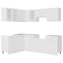 Juego muebles de cocina 11 piezas madera ingeniería blanco de , Armarios de cocina - Ref: Foro24-3067663, Precio: 684,79 €, D...