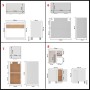 Juego muebles de cocina 11 piezas madera ingeniería blanco de , Armarios de cocina - Ref: Foro24-3067663, Precio: 684,79 €, D...