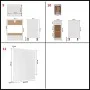 11-teiliges Küchenmöbelset aus weißem Ingenieurholz von , Küchenschränke - Ref: Foro24-3067663, Preis: 684,78 €, Rabatt: %