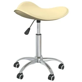 Drehbarer Esszimmerstuhl aus cremefarbenem Kunstleder. von , Essstühle - Ref: Foro24-3088569, Preis: 54,12 €, Rabatt: %