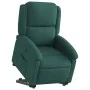 Sillón eléctrico reclinable elevable de tela verde oscuro de , Sillones - Ref: Foro24-3204194, Precio: 321,78 €, Descuento: %