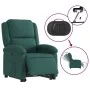 Sillón eléctrico reclinable elevable de tela verde oscuro de , Sillones - Ref: Foro24-3204194, Precio: 321,78 €, Descuento: %