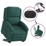 Sillón eléctrico reclinable elevable de tela verde oscuro de , Sillones - Ref: Foro24-3204194, Precio: 321,78 €, Descuento: %