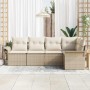 Conjunto de sofá de jardín 5 pcs 242.5 x 132.5 x 85 cm