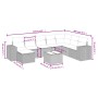 Gartenmöbel-Set 9-teilig mit Kissen aus hellem grauem Kunst-Rattan. von , Gartensets - Ref: Foro24-3264528, Preis: 612,57 €, ...