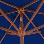 Garden umbrella with blue wooden pole 270 cm by vidaXL, Umbrellas - Ref: Foro24-313763, Price: 67,60 €, Discount: %